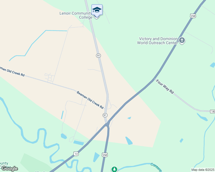 map of restaurants, bars, coffee shops, grocery stores, and more near 250 North Carolina 91 in Snow Hill