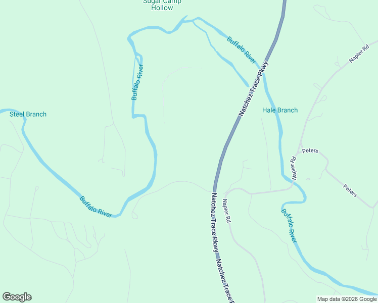 map of restaurants, bars, coffee shops, grocery stores, and more near 183 Camp Road in Hohenwald