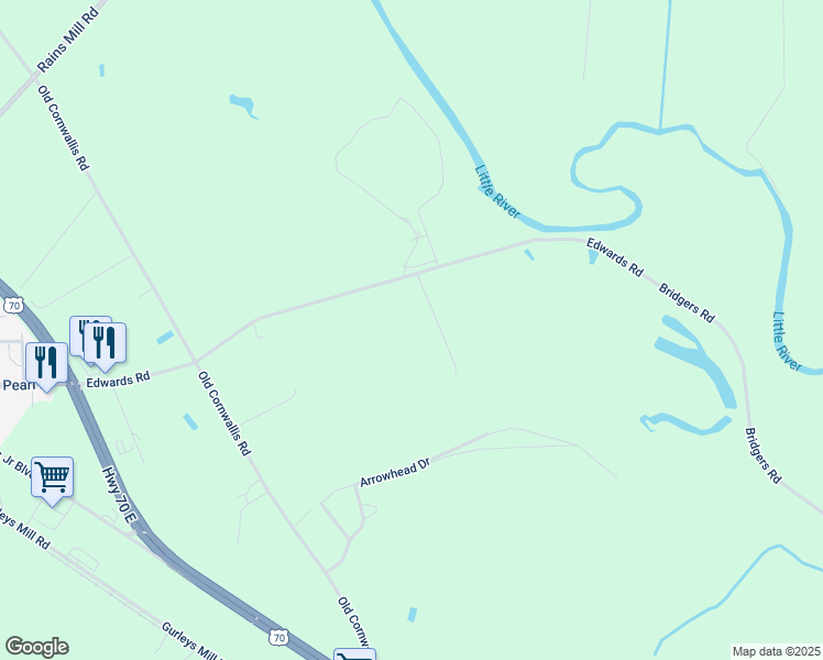 map of restaurants, bars, coffee shops, grocery stores, and more near 475 Edwards Road in Princeton