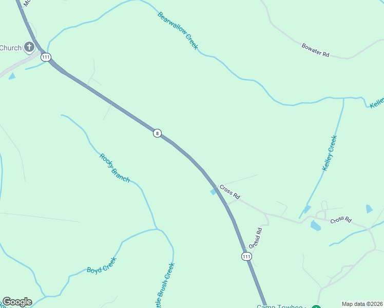 map of restaurants, bars, coffee shops, grocery stores, and more near 7542 Tennessee 8 in Dunlap