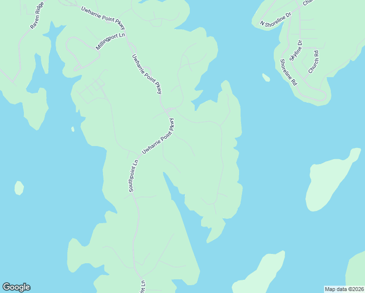 map of restaurants, bars, coffee shops, grocery stores, and more near 134 Yadkin Falls in New London