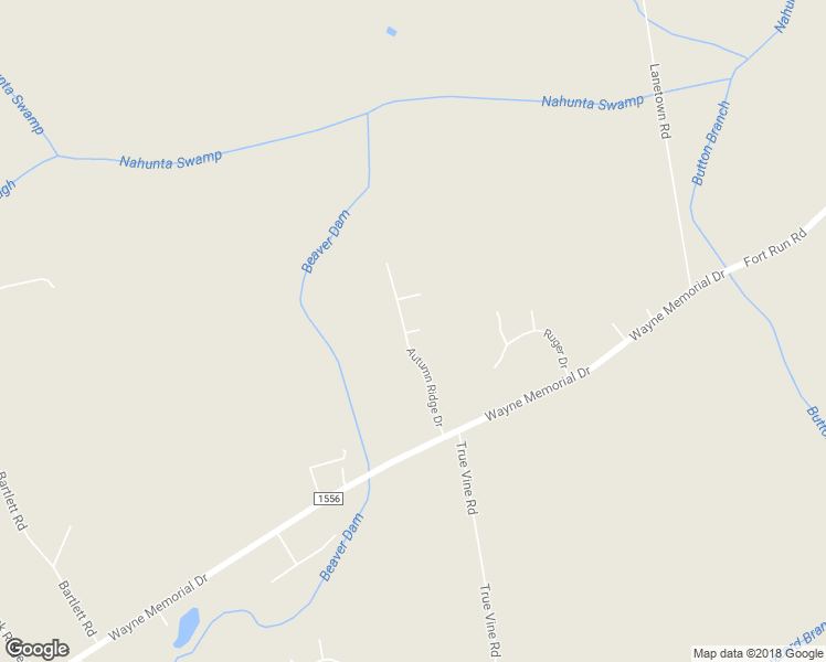map of restaurants, bars, coffee shops, grocery stores, and more near 104 Paul Michael Circle in Goldsboro