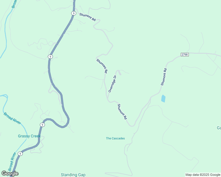 map of restaurants, bars, coffee shops, grocery stores, and more near 1 Overridge Drive in Black Mountain