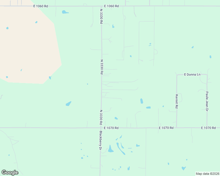 map of restaurants, bars, coffee shops, grocery stores, and more near 106570 South 3330 Road in McLoud