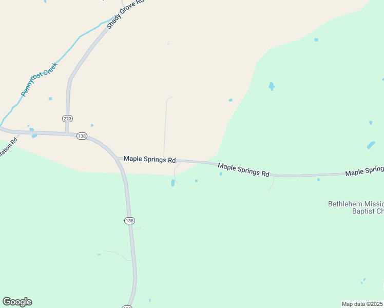 map of restaurants, bars, coffee shops, grocery stores, and more near 440 Maple Springs Road in Medon