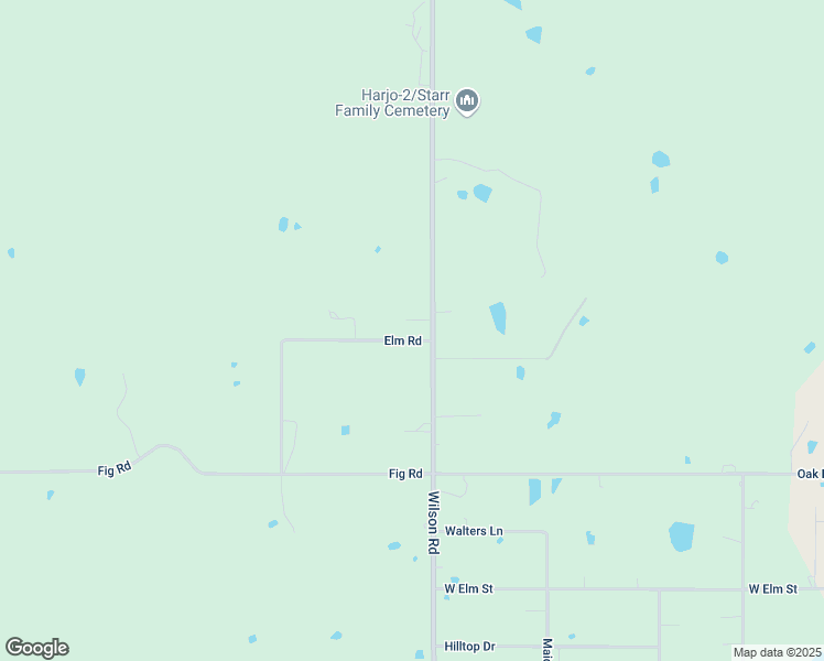 map of restaurants, bars, coffee shops, grocery stores, and more near 26639 Wilson Road in Henryetta