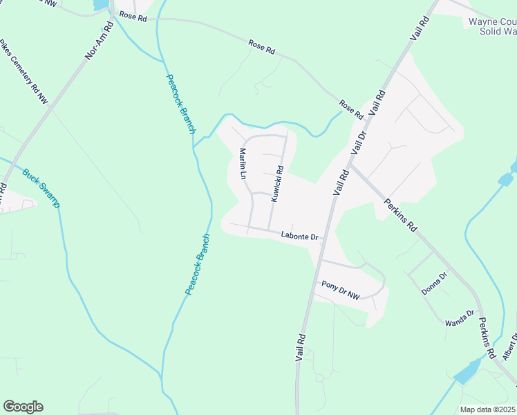 map of restaurants, bars, coffee shops, grocery stores, and more near 106 Marlin Lane in Pikeville