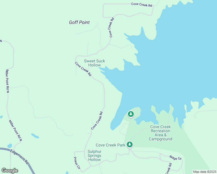 map of restaurants, bars, coffee shops, grocery stores, and more near 1352 Cove Creek Road in Quitman