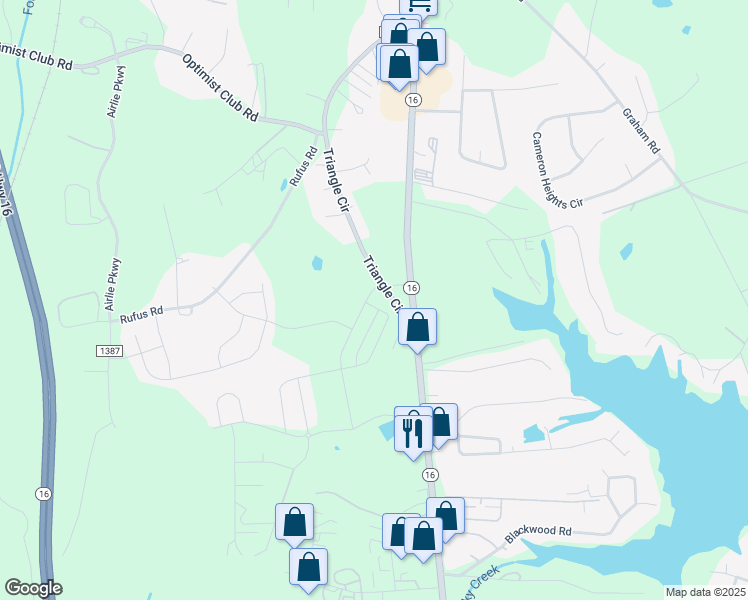 map of restaurants, bars, coffee shops, grocery stores, and more near in Lincoln County