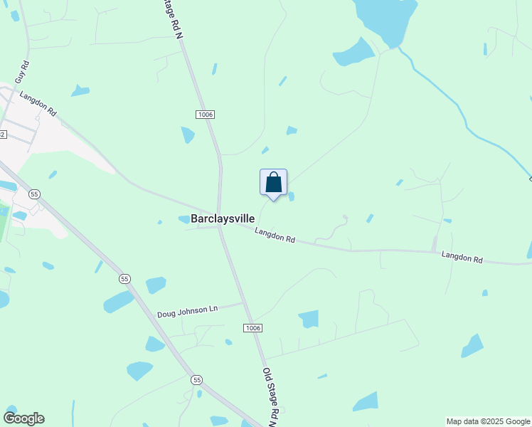 map of restaurants, bars, coffee shops, grocery stores, and more near 58 Pope Lake Road in Angier