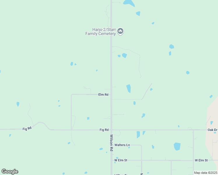map of restaurants, bars, coffee shops, grocery stores, and more near 26639 Wilson Road in Henryetta