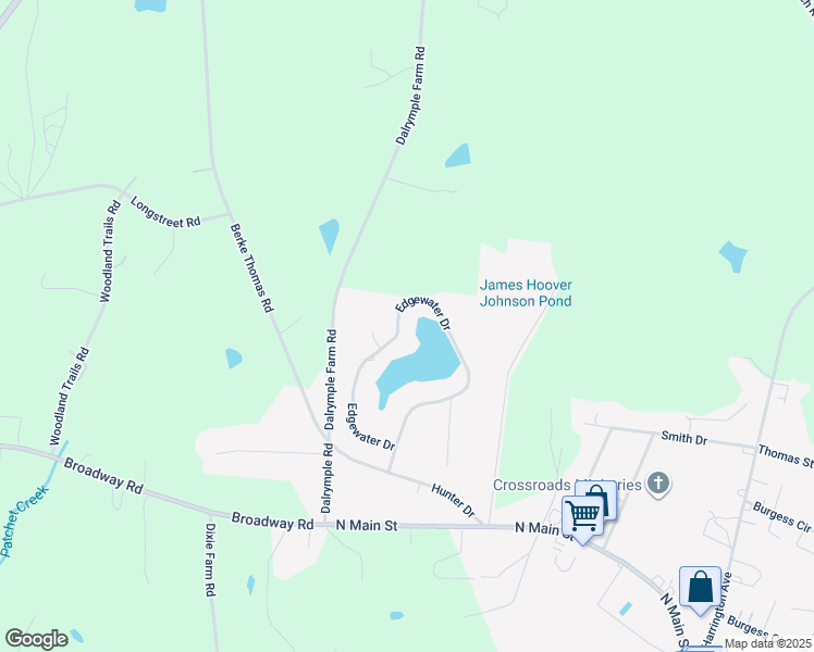 map of restaurants, bars, coffee shops, grocery stores, and more near 208 Edgewater Drive in Broadway