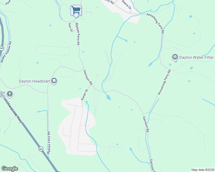 map of restaurants, bars, coffee shops, grocery stores, and more near 415 Garrison Rd in Dayton