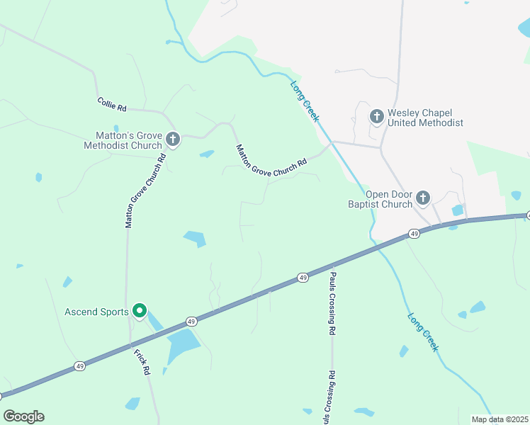 map of restaurants, bars, coffee shops, grocery stores, and more near 24333 North Carolina 49 in Richfield
