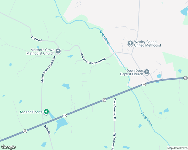 map of restaurants, bars, coffee shops, grocery stores, and more near 24333 North Carolina 49 in Richfield