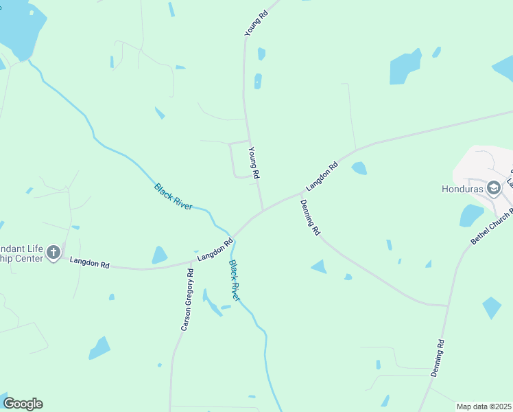 map of restaurants, bars, coffee shops, grocery stores, and more near 15 Young Road in Angier