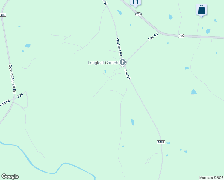 map of restaurants, bars, coffee shops, grocery stores, and more near 194 Longleaf Circle in Aberdeen