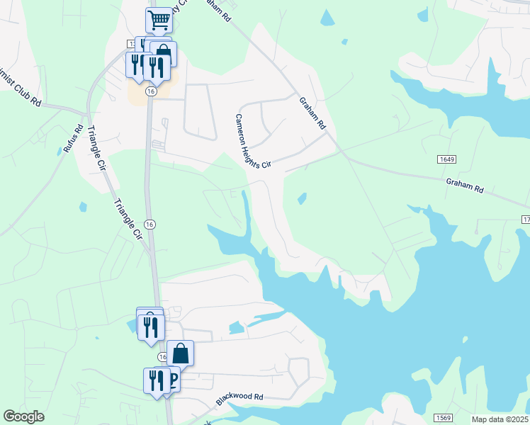 map of restaurants, bars, coffee shops, grocery stores, and more near 8118 Malibu Pointe Lane in Denver