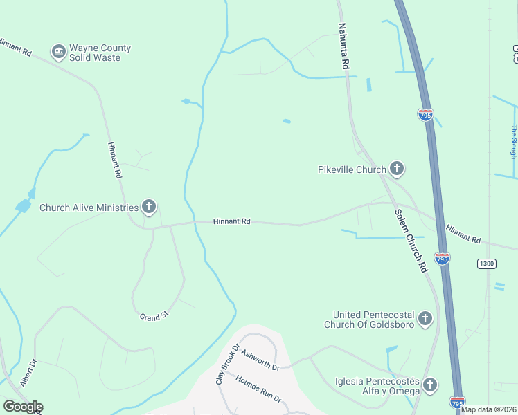 map of restaurants, bars, coffee shops, grocery stores, and more near 310 Hinnant Road in Pikeville