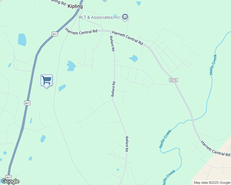 map of restaurants, bars, coffee shops, grocery stores, and more near 12 Riverstone Drive in Fuquay Varina