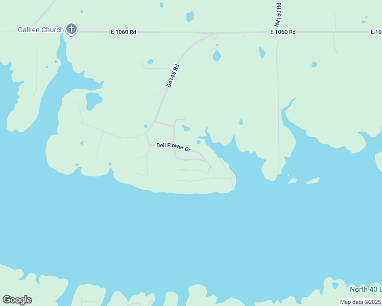 map of restaurants, bars, coffee shops, grocery stores, and more near 414559 East 1066 Road in Council Hill