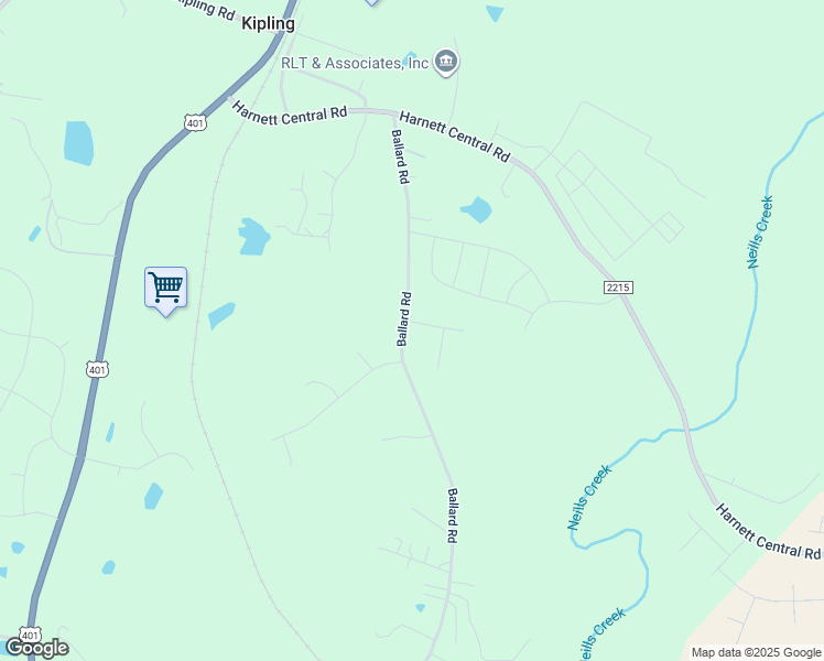 map of restaurants, bars, coffee shops, grocery stores, and more near 12 Riverstone Drive in Fuquay Varina
