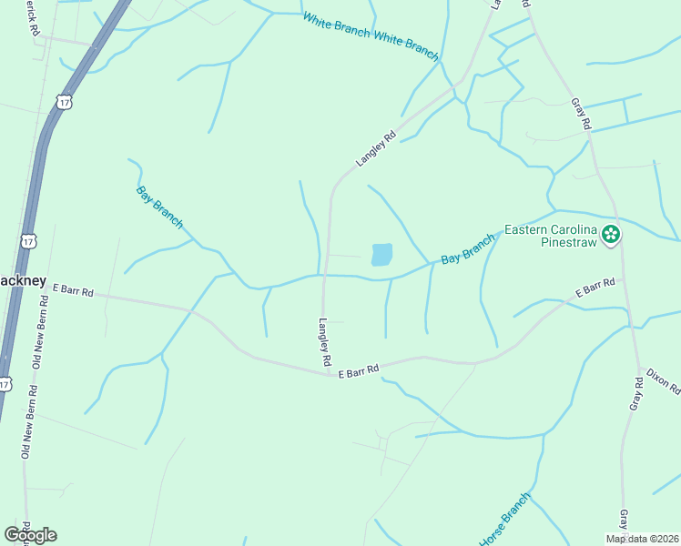 map of restaurants, bars, coffee shops, grocery stores, and more near 308 Langley Road in Chocowinity
