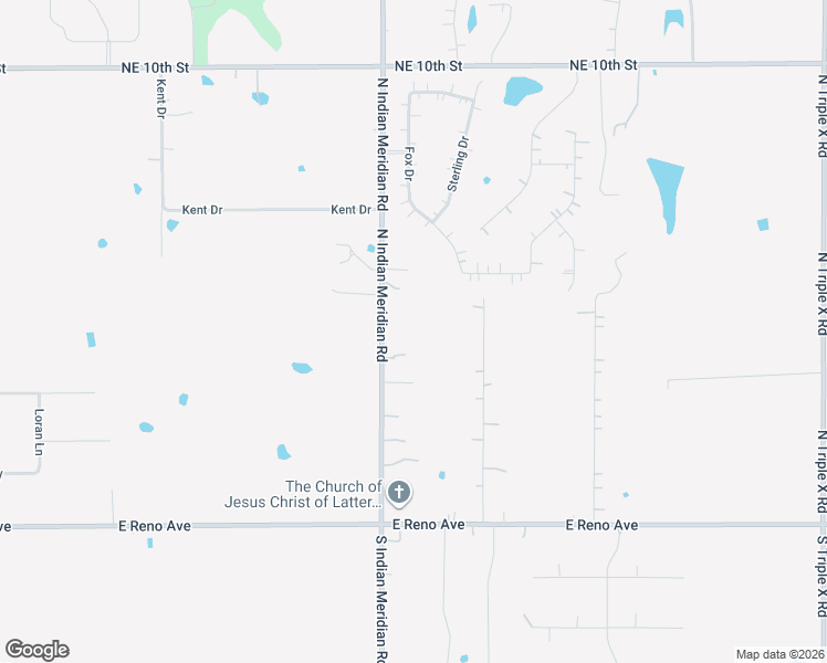 map of restaurants, bars, coffee shops, grocery stores, and more near 552 North Indian Meridian Road in Choctaw