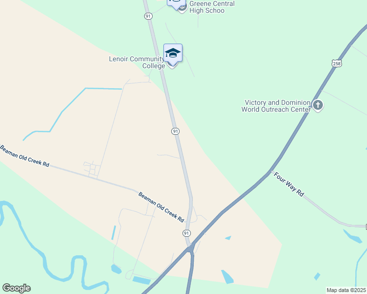map of restaurants, bars, coffee shops, grocery stores, and more near 432 North Carolina 91 in Snow Hill