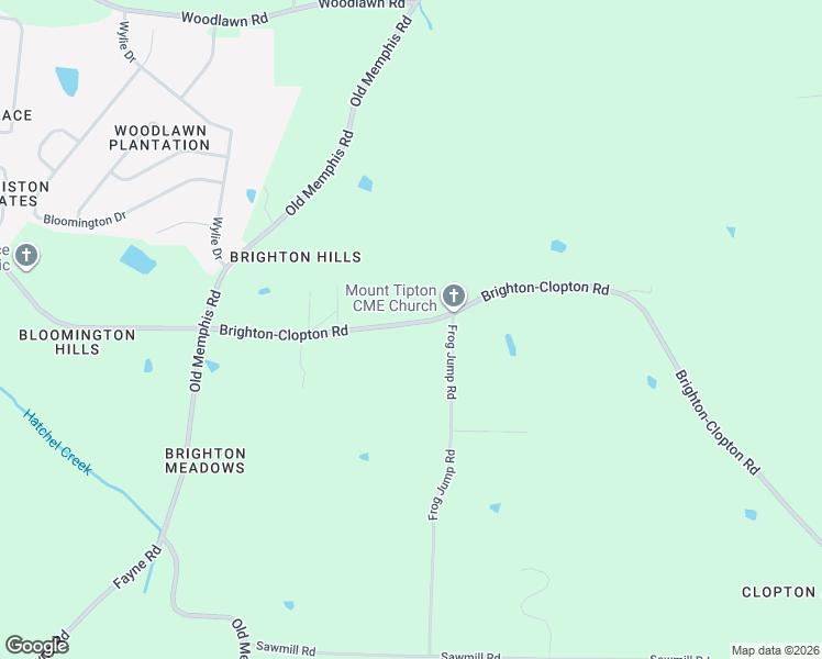 map of restaurants, bars, coffee shops, grocery stores, and more near 2895 Brighton-Clopton Road in Brighton