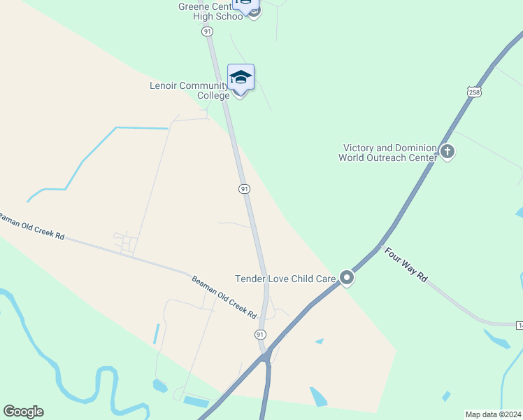 map of restaurants, bars, coffee shops, grocery stores, and more near 432 North Carolina 91 in Snow Hill
