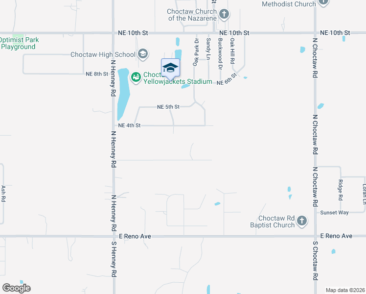 map of restaurants, bars, coffee shops, grocery stores, and more near 14347 Forest Ln in Choctaw