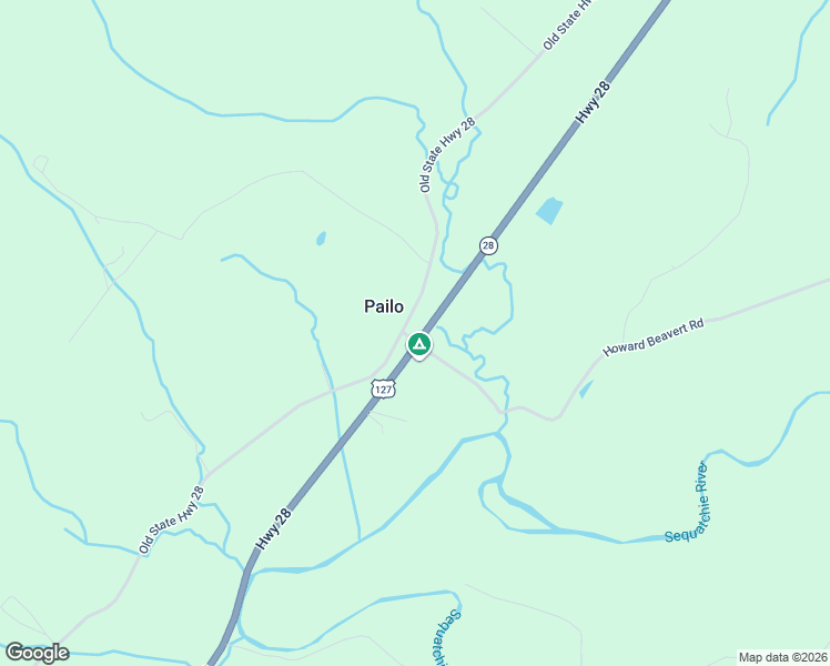 map of restaurants, bars, coffee shops, grocery stores, and more near 23921 U.S. 127 in Dunlap