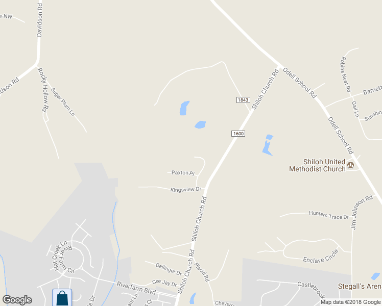 map of restaurants, bars, coffee shops, grocery stores, and more near 4042 Donahue Place in Davidson