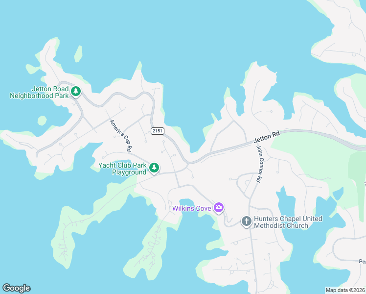 map of restaurants, bars, coffee shops, grocery stores, and more near 16933 Jetton Road in Cornelius