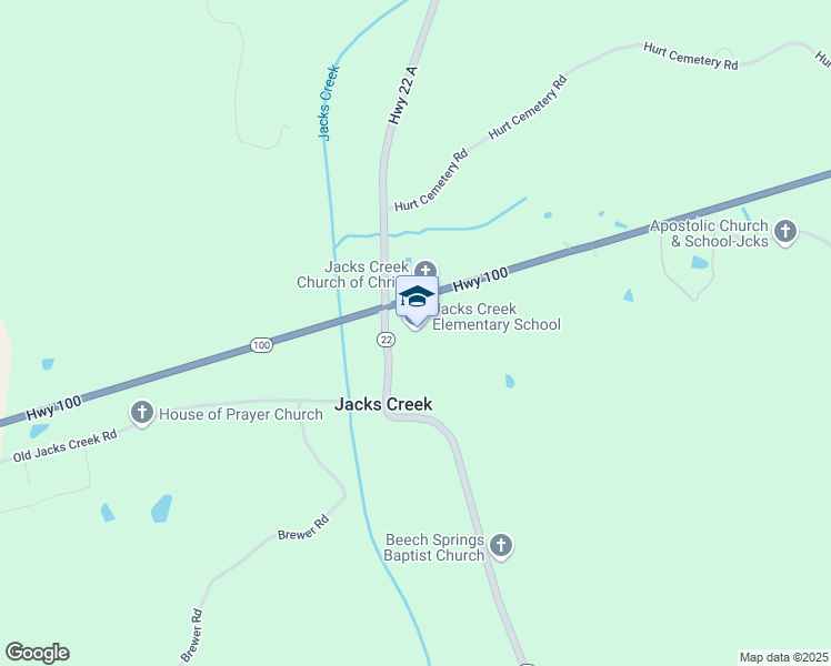 map of restaurants, bars, coffee shops, grocery stores, and more near 65 Tennessee 22 Alternate in Jacks Creek