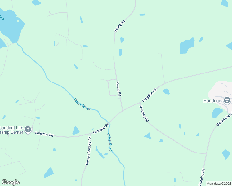 map of restaurants, bars, coffee shops, grocery stores, and more near 137 Young Road in Angier