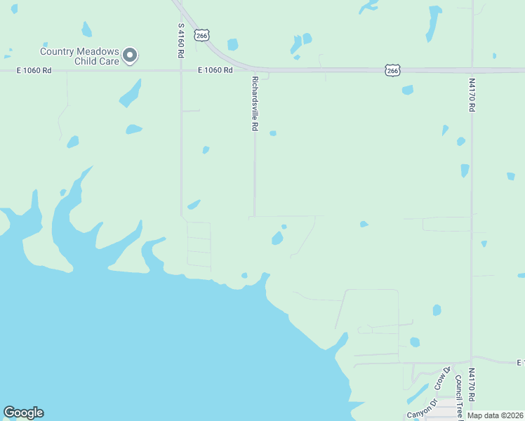 map of restaurants, bars, coffee shops, grocery stores, and more near 106441 South 4163 Road in Checotah