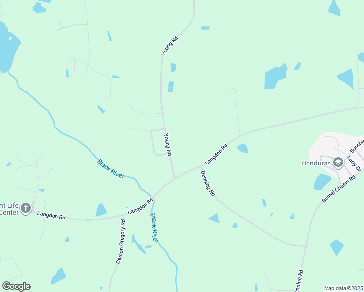 map of restaurants, bars, coffee shops, grocery stores, and more near 158 Young Road in Angier