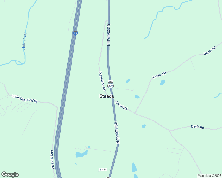 map of restaurants, bars, coffee shops, grocery stores, and more near 143 Plantation Circle in Star