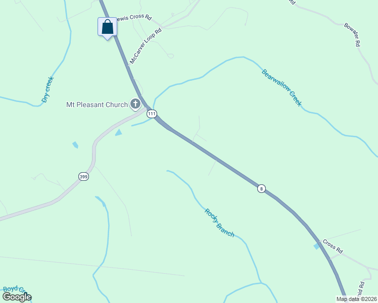 map of restaurants, bars, coffee shops, grocery stores, and more near 8097 Tennessee 8 in Dunlap