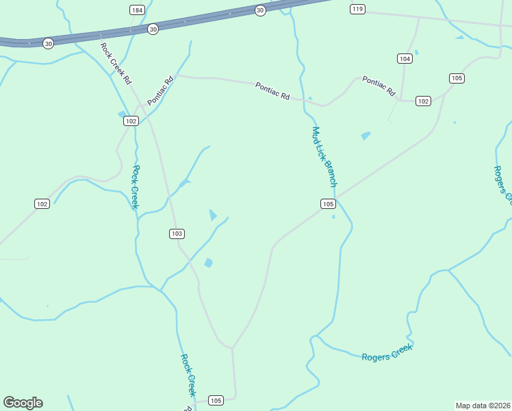 map of restaurants, bars, coffee shops, grocery stores, and more near 336 County Road 105 in Athens