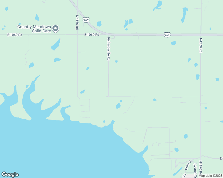 map of restaurants, bars, coffee shops, grocery stores, and more near 106441 South 4163 Road in Checotah