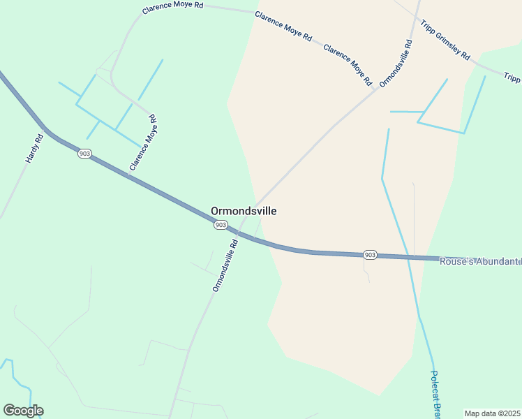 map of restaurants, bars, coffee shops, grocery stores, and more near 3784 Ormondsville Road in Ayden