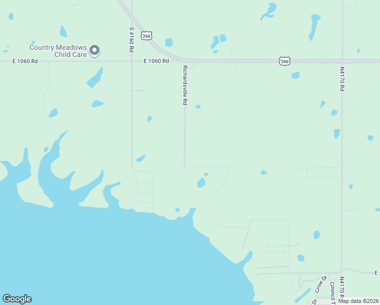 map of restaurants, bars, coffee shops, grocery stores, and more near 106441 South 4163 Road in Checotah