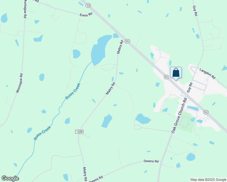 map of restaurants, bars, coffee shops, grocery stores, and more near 419 Mabry Road in Angier