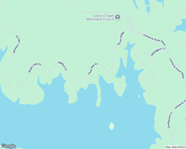 map of restaurants, bars, coffee shops, grocery stores, and more near 157 Futrell Landing in New London