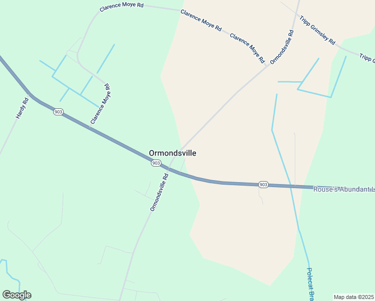 map of restaurants, bars, coffee shops, grocery stores, and more near 3784 Ormondsville Road in Ayden