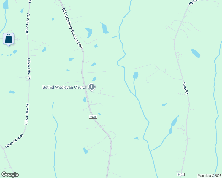 map of restaurants, bars, coffee shops, grocery stores, and more near 4006 Old Salisbury-Concord Road in Concord
