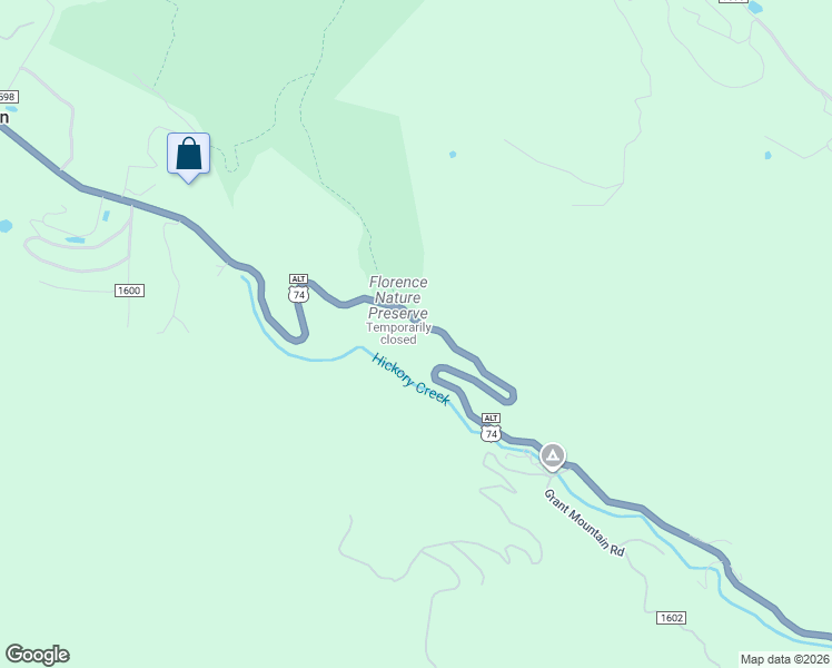 map of restaurants, bars, coffee shops, grocery stores, and more near 3761 Gerton Highway in Gerton